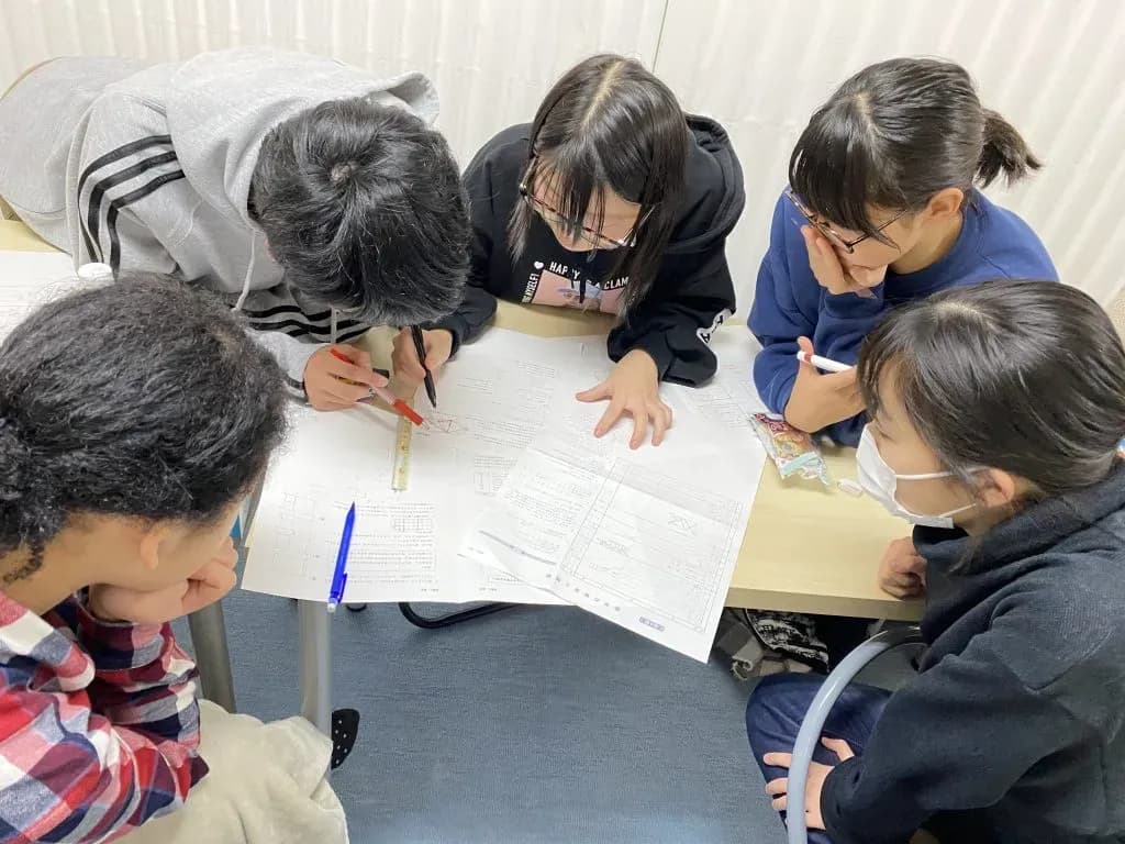 5教科個別指導の授業風景